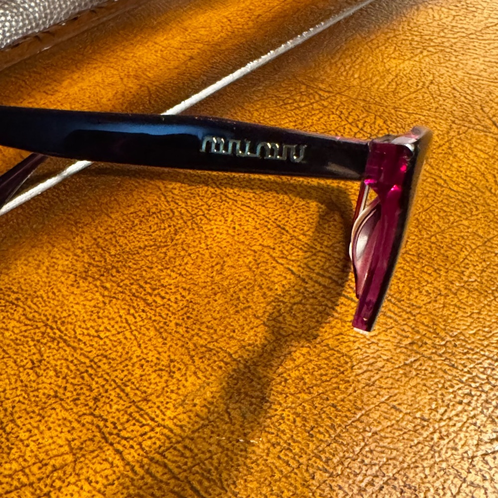Miu Miu purple Cat Eye Glasses - Picture 3 of 5